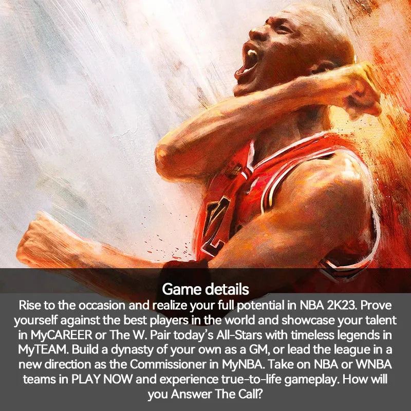 Sony PlayStation 5 Game - NBA 2K23 - PS5 Game Deals for Platform PlayStation5 PS5 Game Disks NBA 2K23