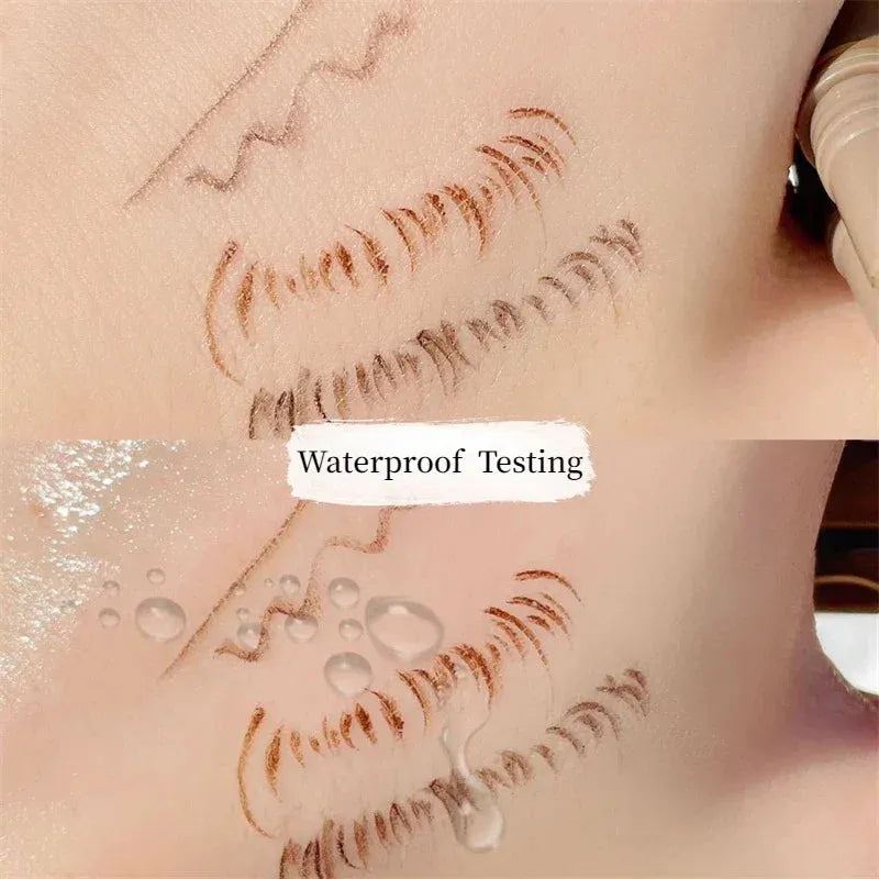 Liquid Eyebrow Pencil Waterproof Eyebrow Pen 0.05MM Ultra Thin Head Eyebrow Pen Sweatproof Eye Eyebrown Enhancers