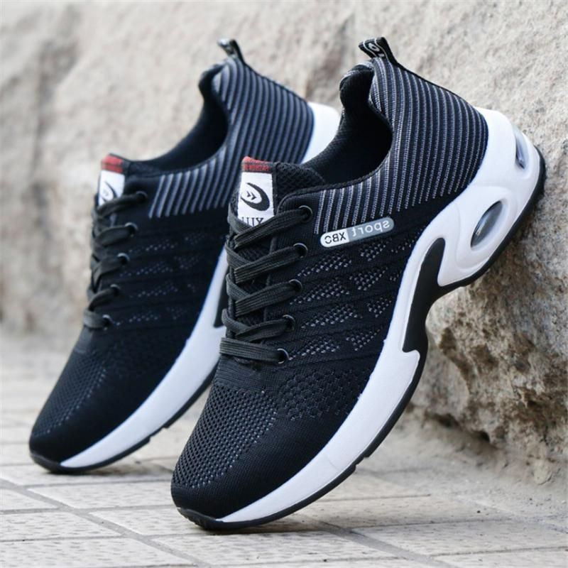Comfortable Casual Shoes Sneakers Breathable Trainers Lace Up Walking Shoes - Jointcorp