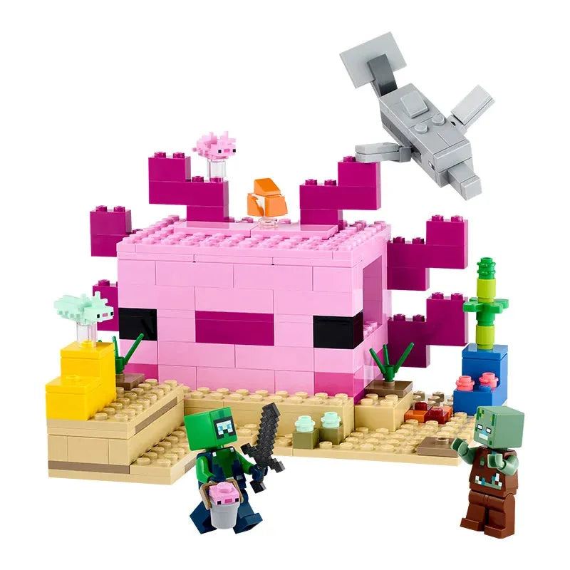 LEGO Minecraft 21247 American Salamander House Children's Puzzle Building Toy Gift