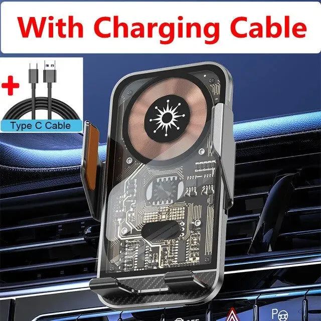 Car Wireless Charger Auto Car Mount Phone Holder