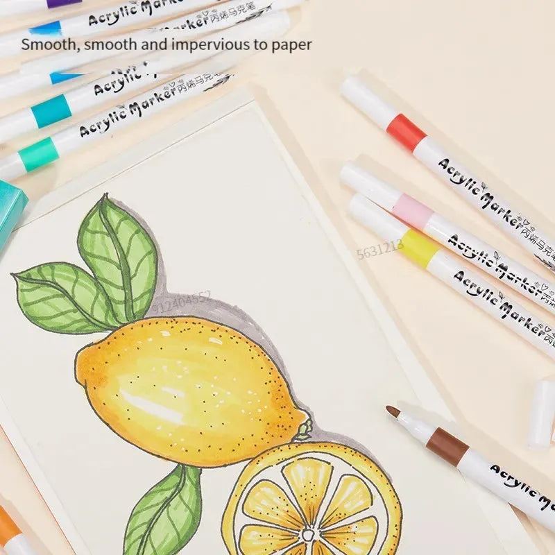 Colors Acrylic Marker Rock Painting Kit for Kids