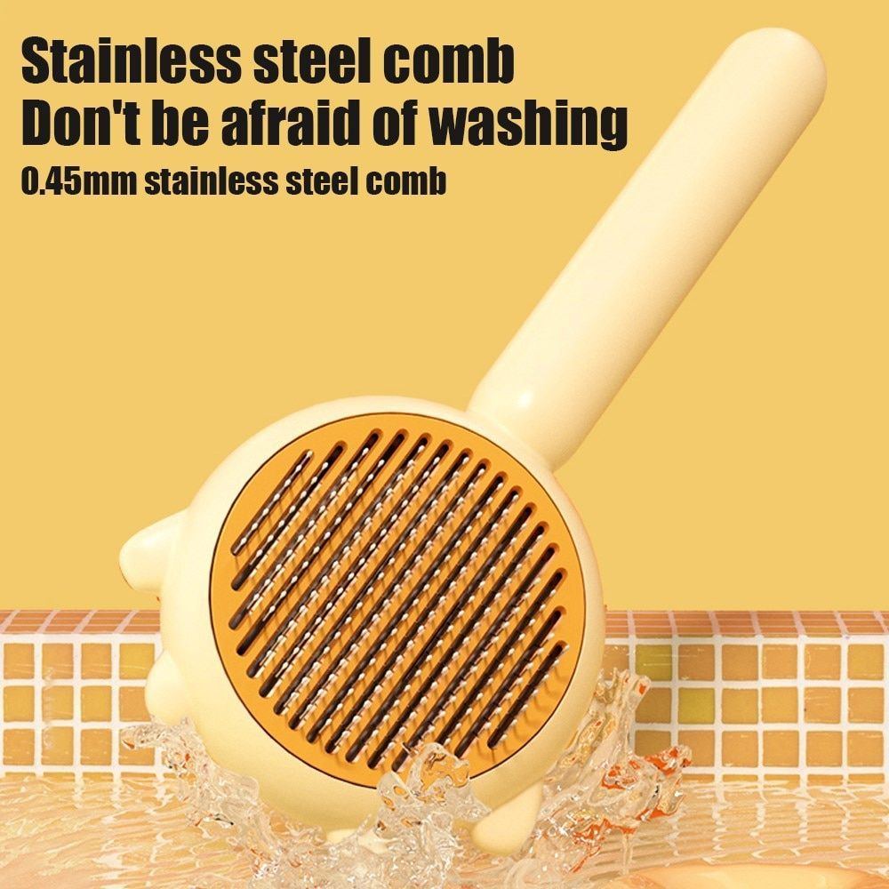 Cat Brush Pet Hair Removal Brush Cat Comb Pet Grooming Brush for Cats Dogs Pets Hair Remover Massages Puppy Kitten Accessories - Jointcorp
