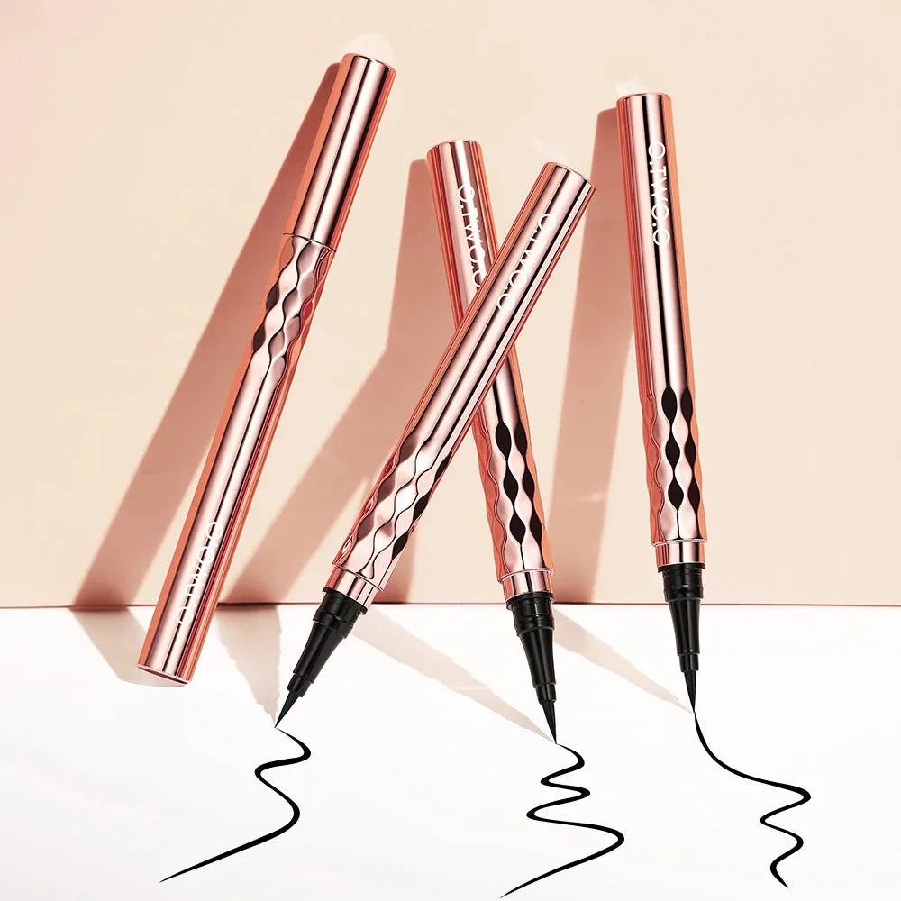 O.TWO.O 24 Hours Lasting Liquid Eyeliner Pencil Easy To Draw Waterproof Eye Liner Pen Quick Dry Smooth Natural Eye Makeup