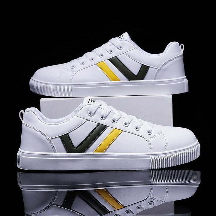 Sneakers Men Casual Tennis Shoes Lightweight Breathable Men Shoes Flat Lace-Up Men - Jointcorp