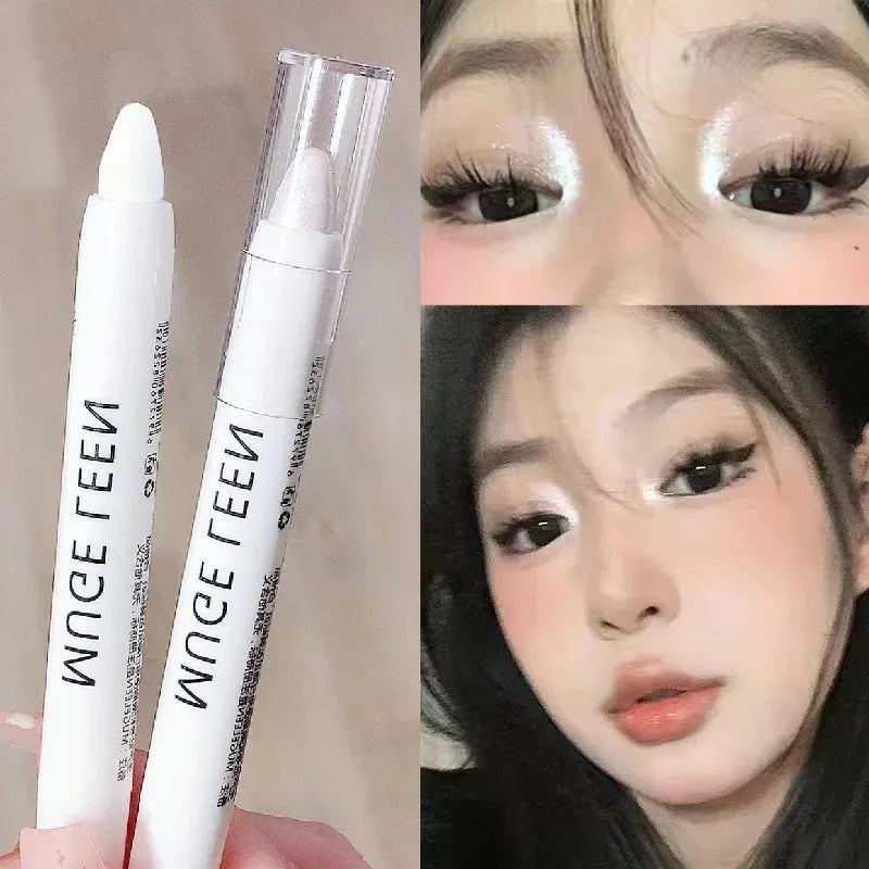 Highlighting Eye Shadow Pencil Waterproof Eye Pearlescent Highlighting Eye Shadow Stick Long Lasting Brightening