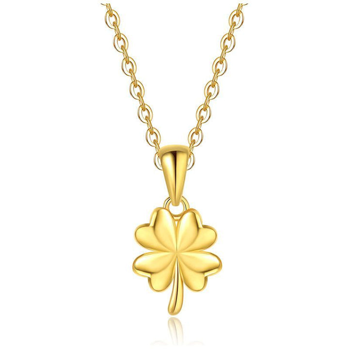Fashion Clover Pendant Gold Clavicle Chain - Jointcorp