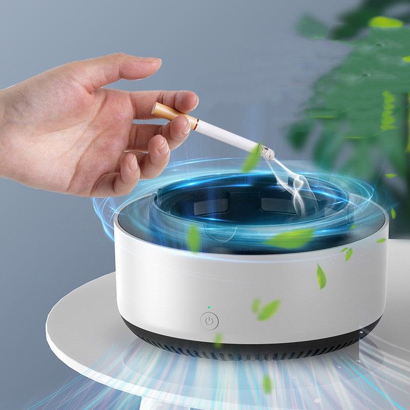 Smoke Removal Air Purification Ashtray Automatic Purifier Ashtray Portable