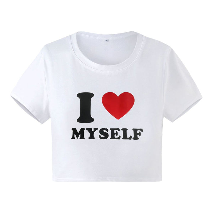 Letter Print Short-sleeve T-shirt For Women - Jointcorp