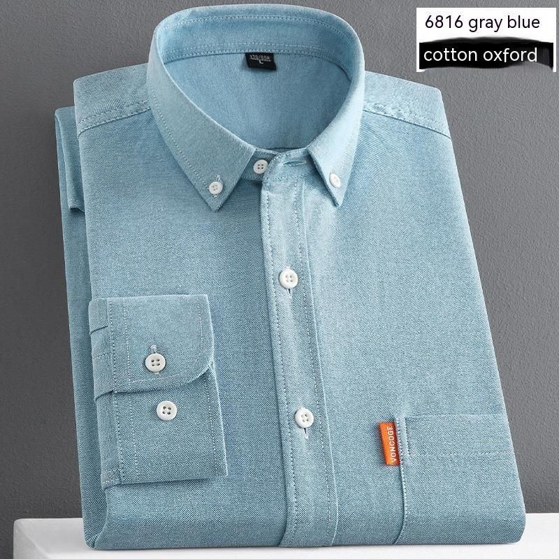 Men's Shirt Long Sleeve Pure Cotton Coat - Jointcorp