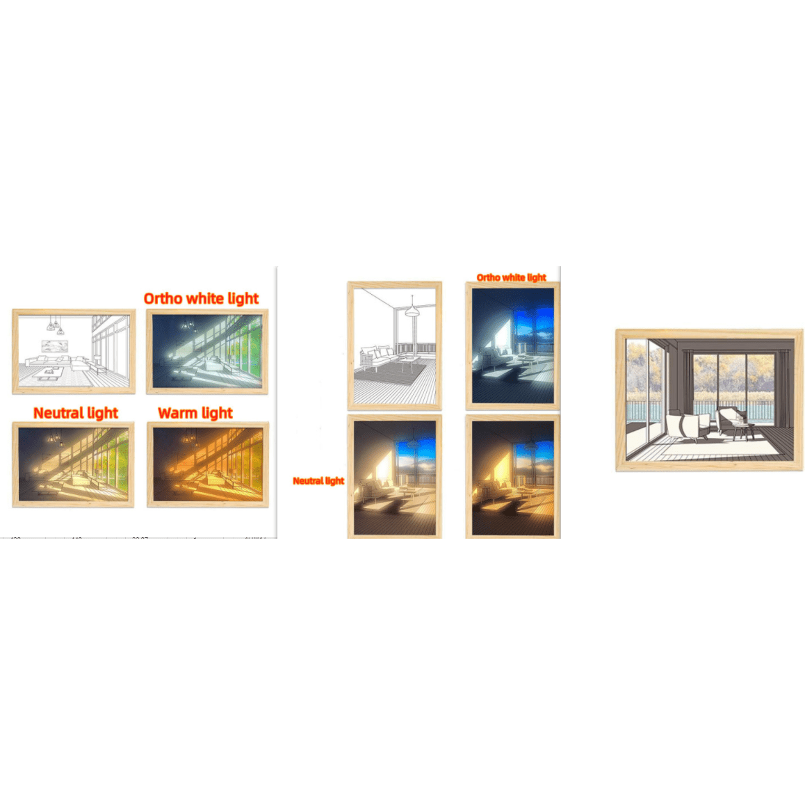 Illuminated Picture LED Decorative Light