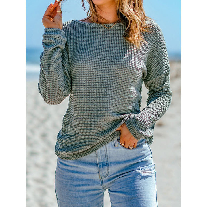 Women's Long-sleeved Top Casual All-match T-shirt