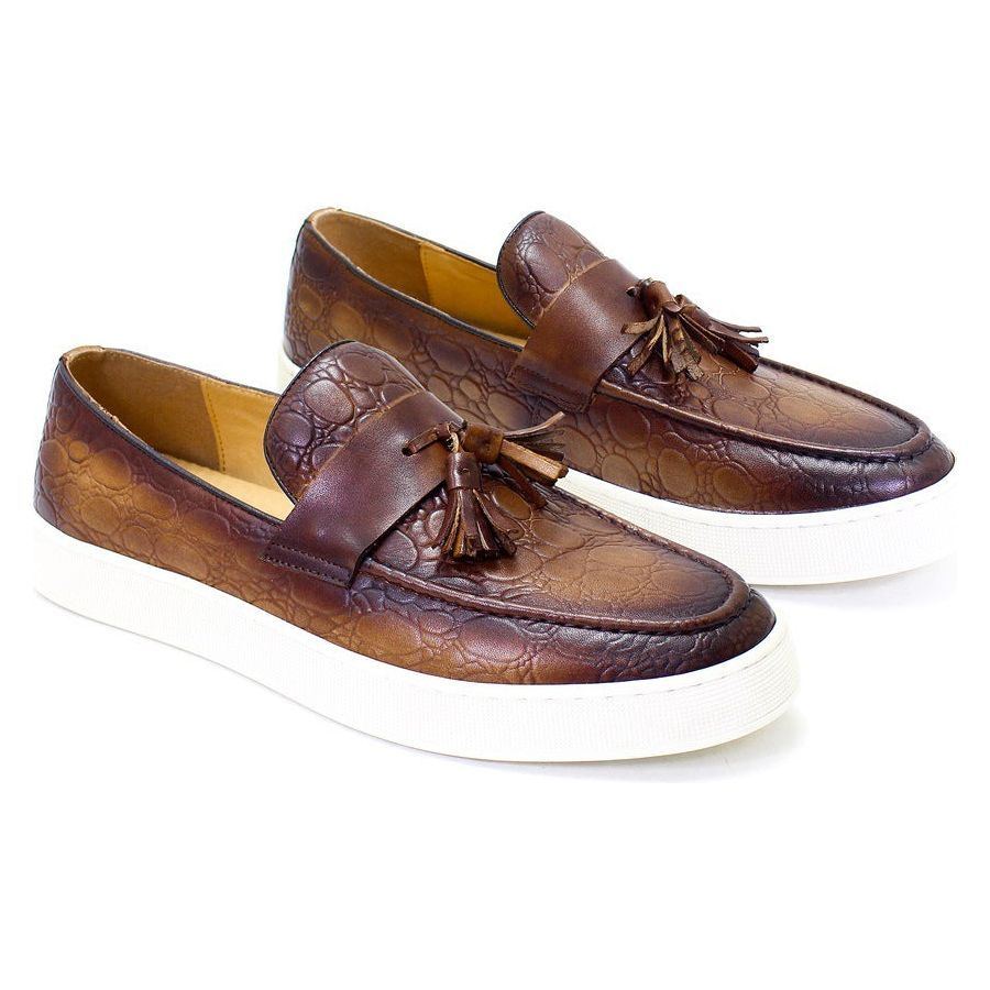 Men's Flat Casual Leather Shoes - Jointcorp