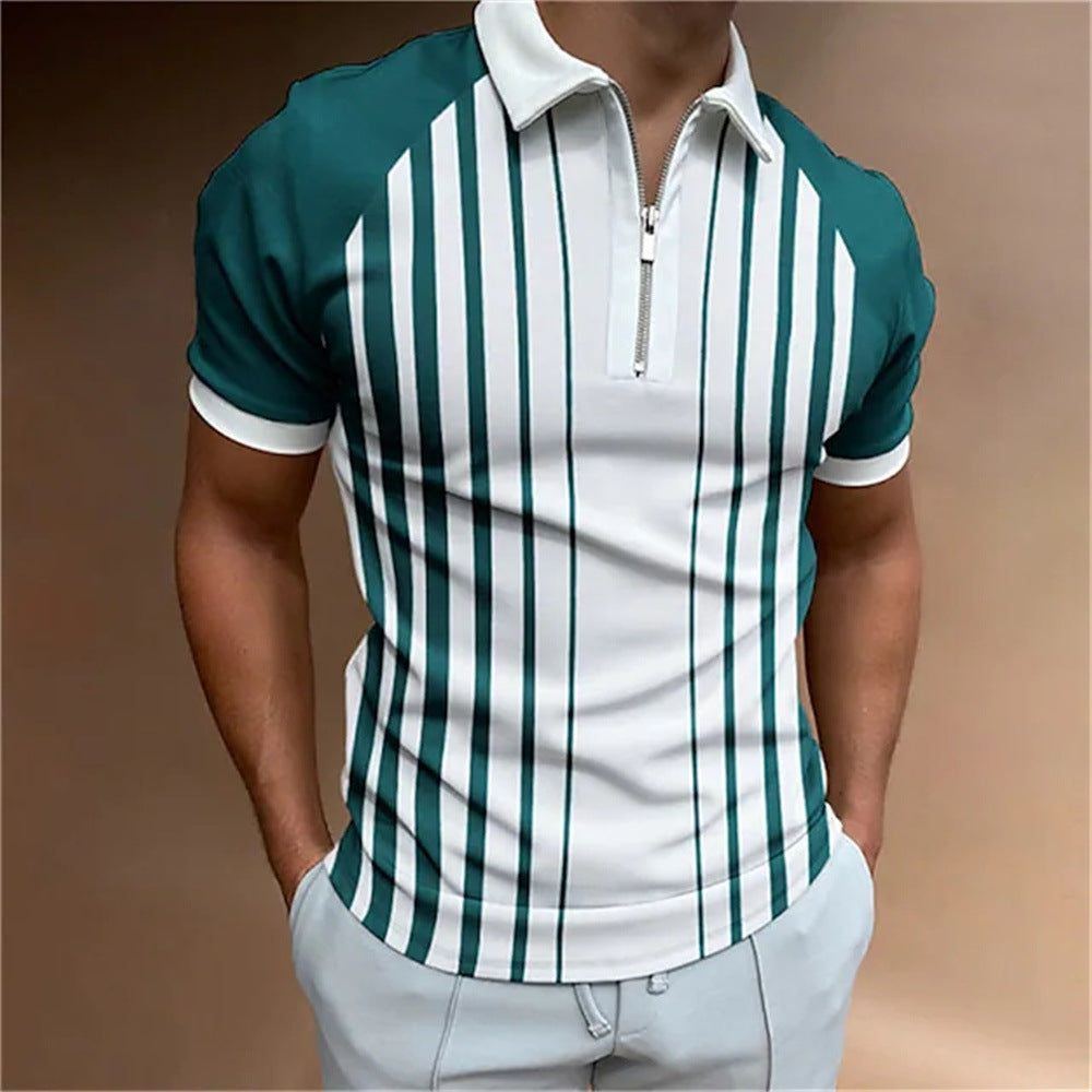 Men's 3D Printed Polo Shirt - Jointcorp