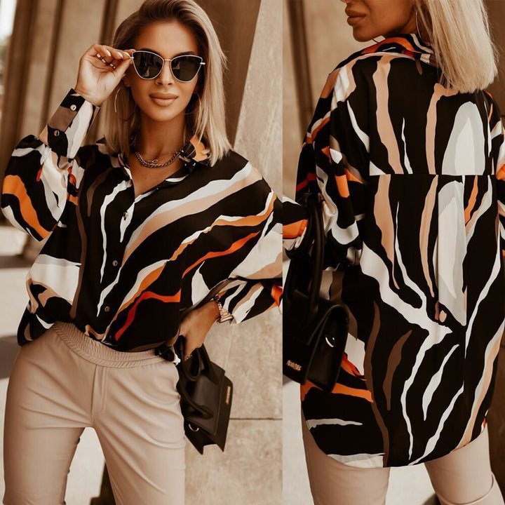 Loose Large Women's Long-sleeved Top