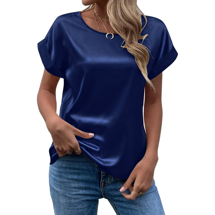 Solid Color Fashion Personalized Women's T-shirt - Jointcorp