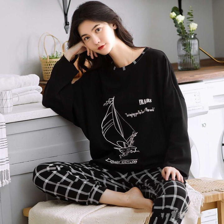Pajamas Women Autumn Long Sleeves - Jointcorp