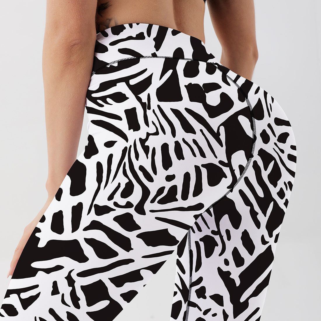 Printed Yoga Pants Breathable Sports High Waist Leggings - Jointcorp