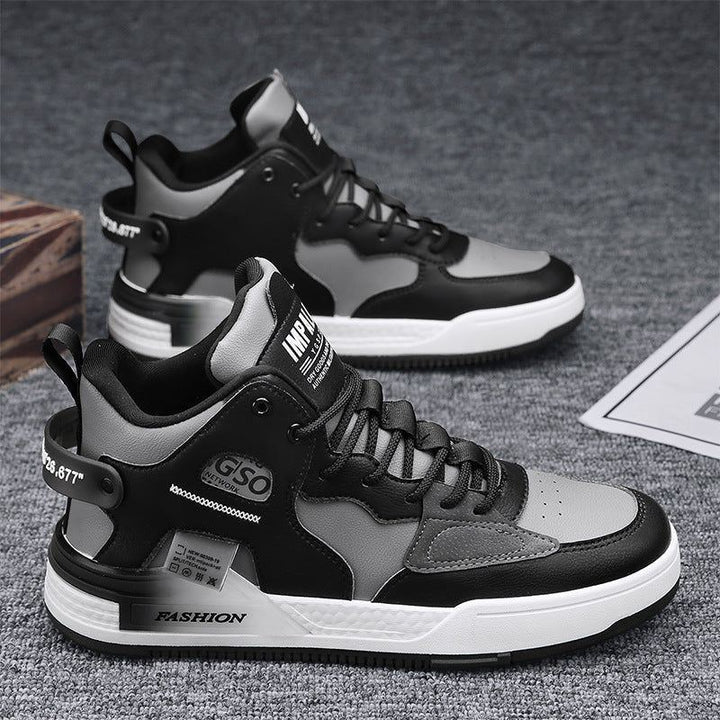 Men's Canvas High-top Sports Casual Shoes - Jointcorp