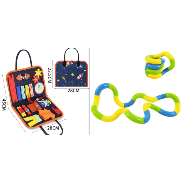 New Busy Book Children's Busy Board Dressing And Buttoning Learning Baby Early Education Preschool Sensory Learning Toy
