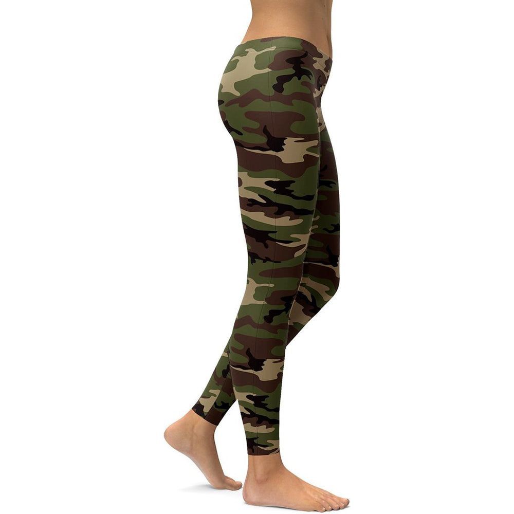 Plus Size Printed Sports Leggings Yoga Pants - Jointcorp