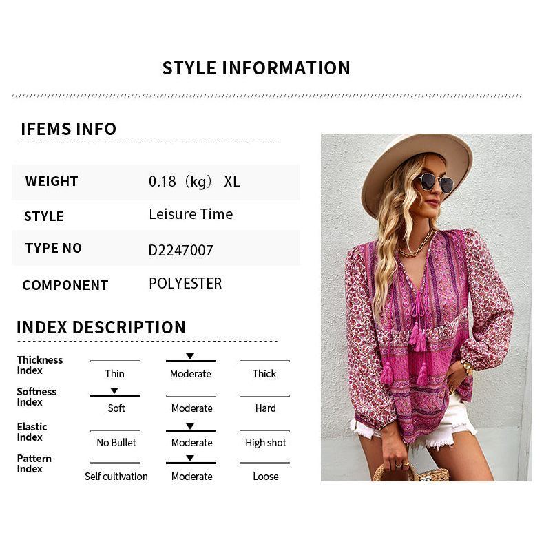 Bohemian Temperament Shirt Spring And Autumn New