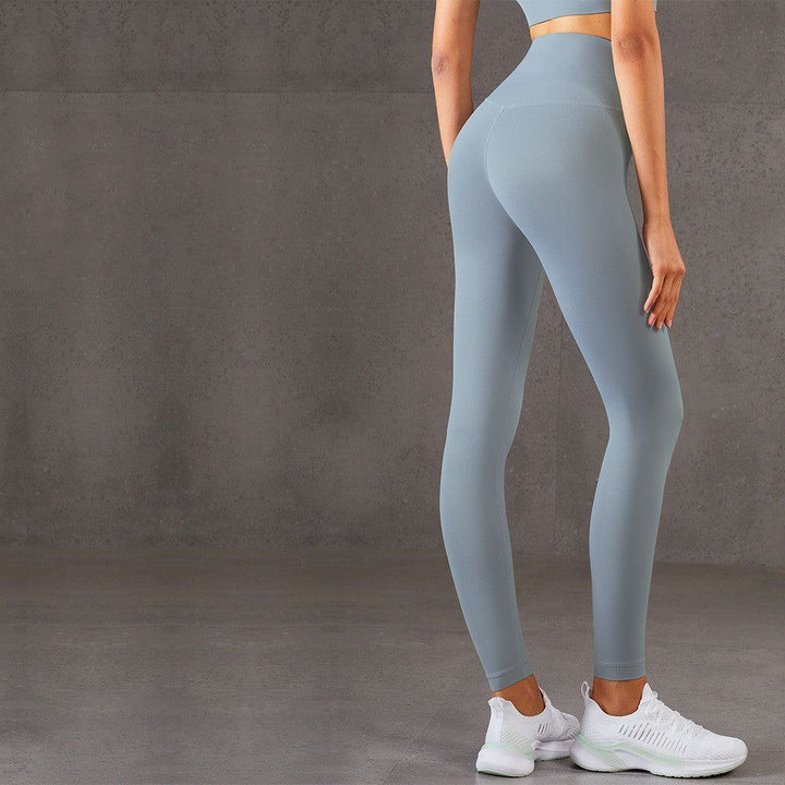 Gym Leggings Large Pocket Fitness Yoga Pants One Piece Peach Hip Running Clothing - Jointcorp
