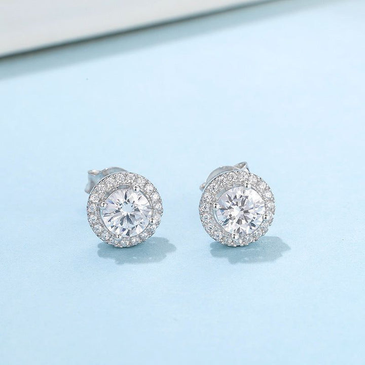 S925 Sterling Silver Moissanite Jewelry Set - Jointcorp