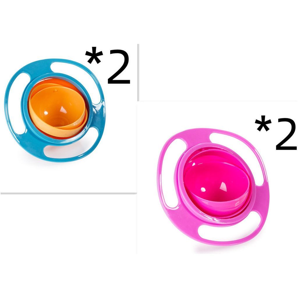 360 Rotate Universal Spill-proof Bowl Dishes