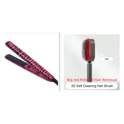 Self Cleaning Hair Brush For Women One-key Cleaning Hair Loss Airbag Massage Scalp Comb Anti-Static Hairbrush