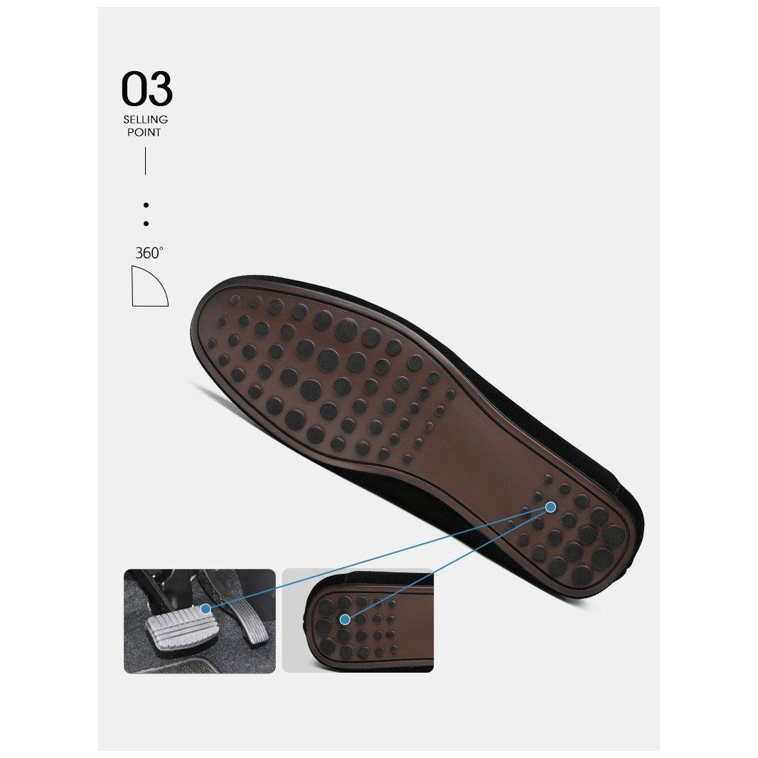 Men's Fashion British Casual Suede Shoes