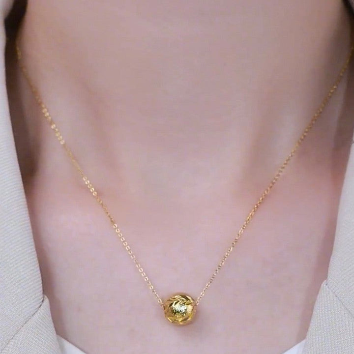 Transshipment Bead Necklace Ladies Niche Sterling Silver - Jointcorp