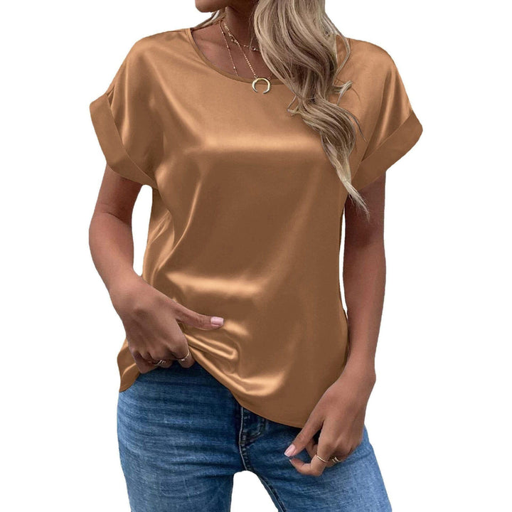 Solid Color Fashion Personalized Women's T-shirt - Jointcorp