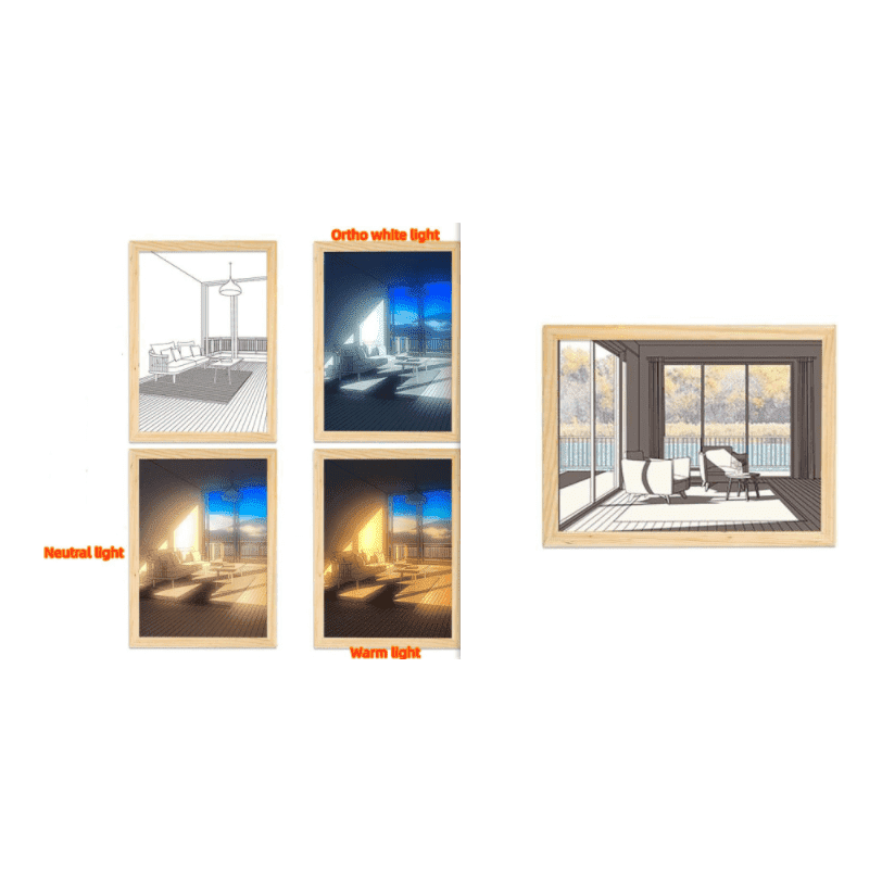 Illuminated Picture LED Decorative Light
