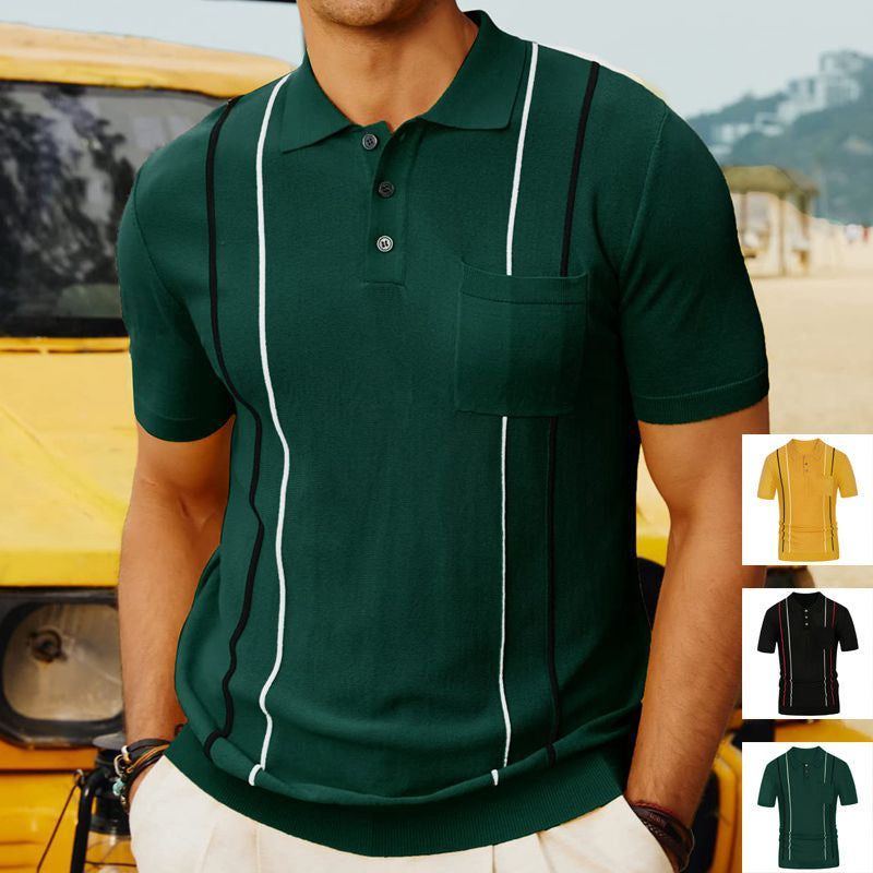 Casual Sweater Men's Short-sleeved Thin Business Shirt - Jointcorp