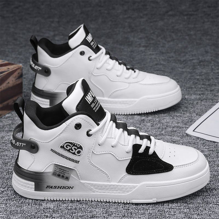 Men's Canvas High-top Sports Casual Shoes - Jointcorp