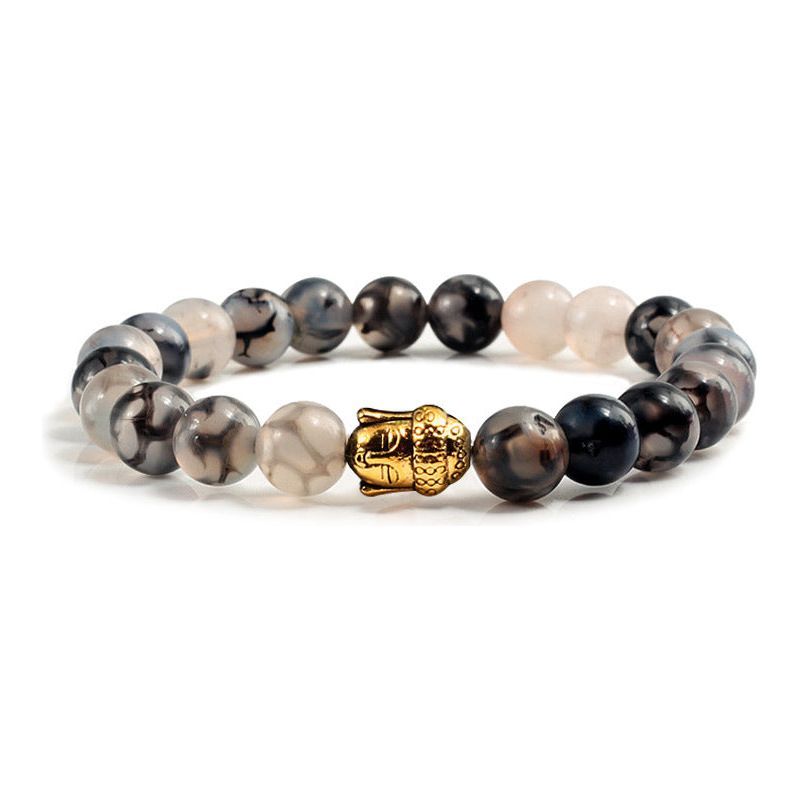 Filament Black Dragon Pattern Alloy Accessories Barbell Cat's Paw Accessories Yoga Scattered Beads Carrying Strap