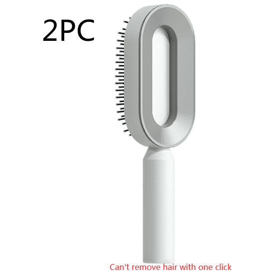 Self Cleaning Hair Brush For Women One-key Cleaning Hair Loss Airbag Massage Scalp Comb Anti-Static Hairbrush