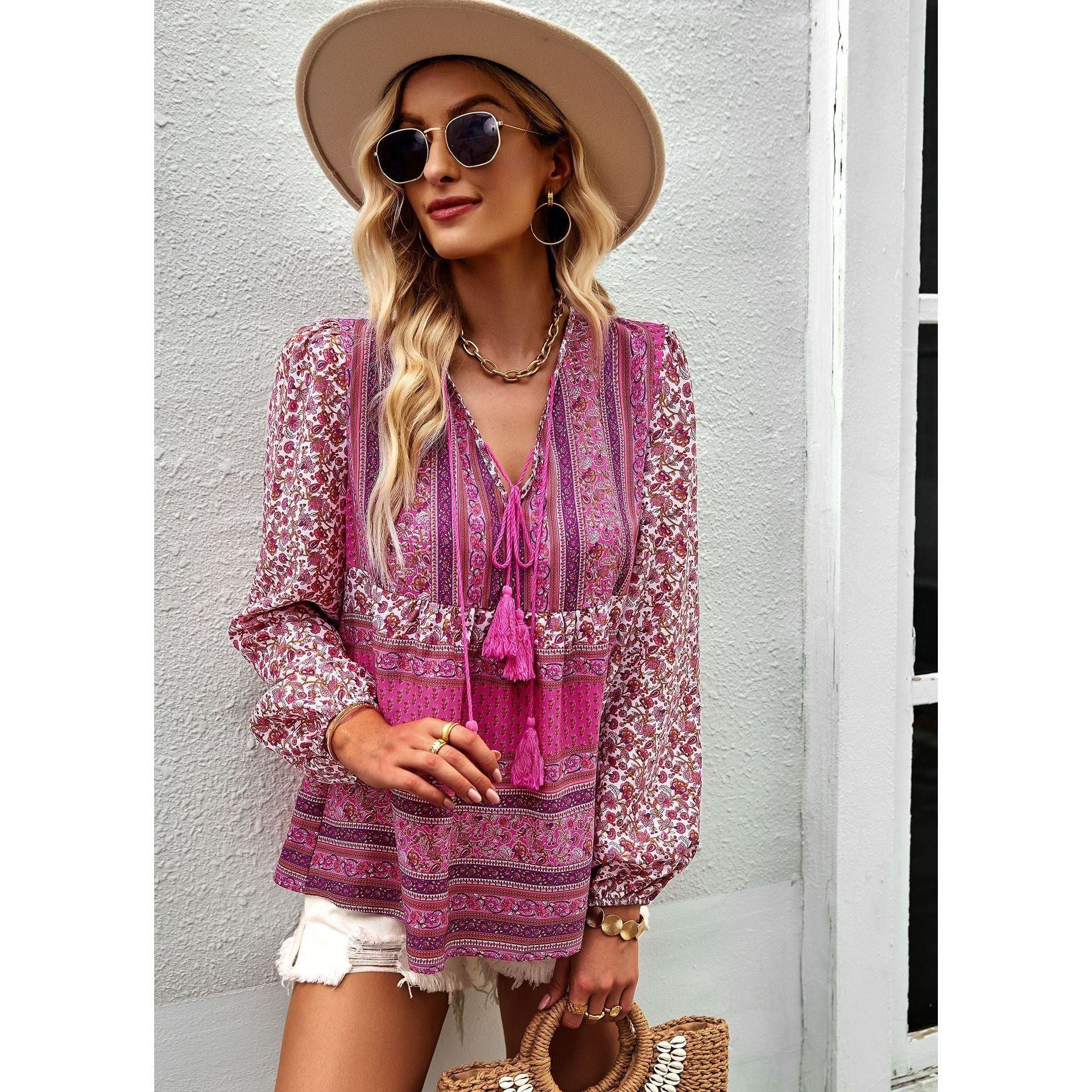 Bohemian Temperament Shirt Spring And Autumn New