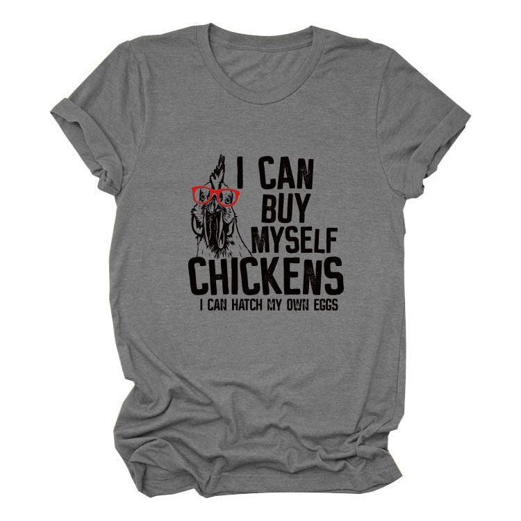 Printed Loose Short-sleeved T-shirt