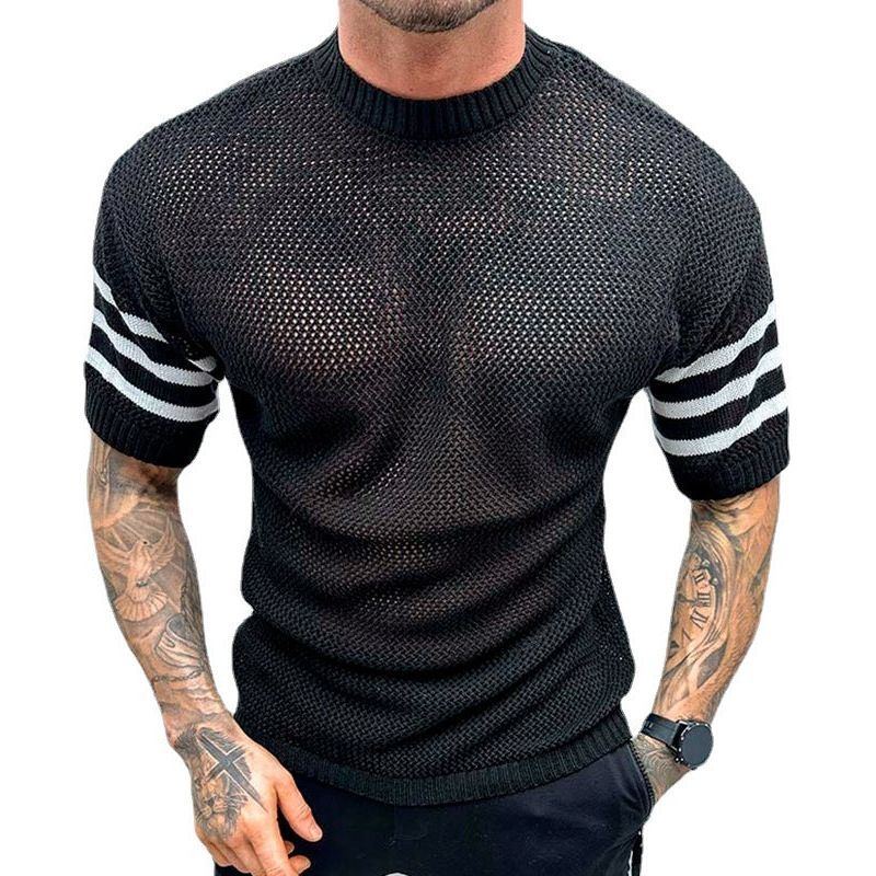 Hollow Sweater Round Neck Jacquard - Jointcorp
