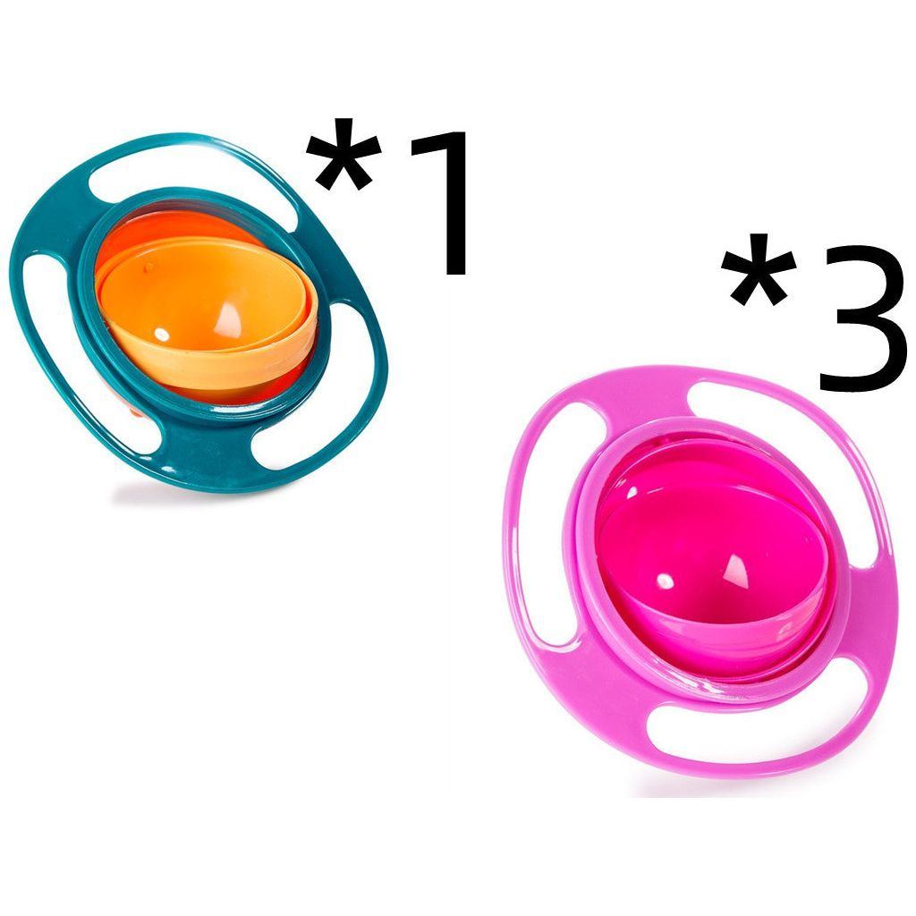 360 Rotate Universal Spill-proof Bowl Dishes