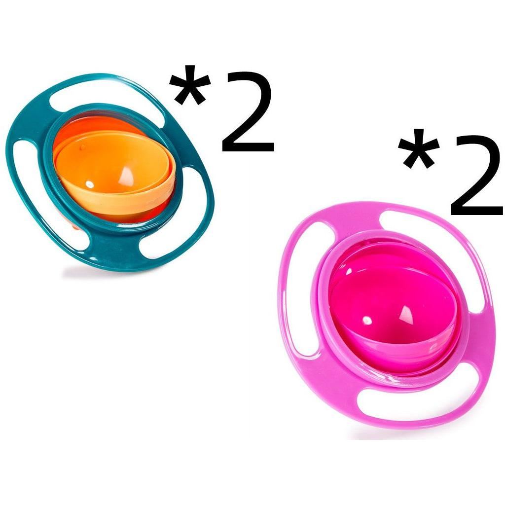 360 Rotate Universal Spill-proof Bowl Dishes