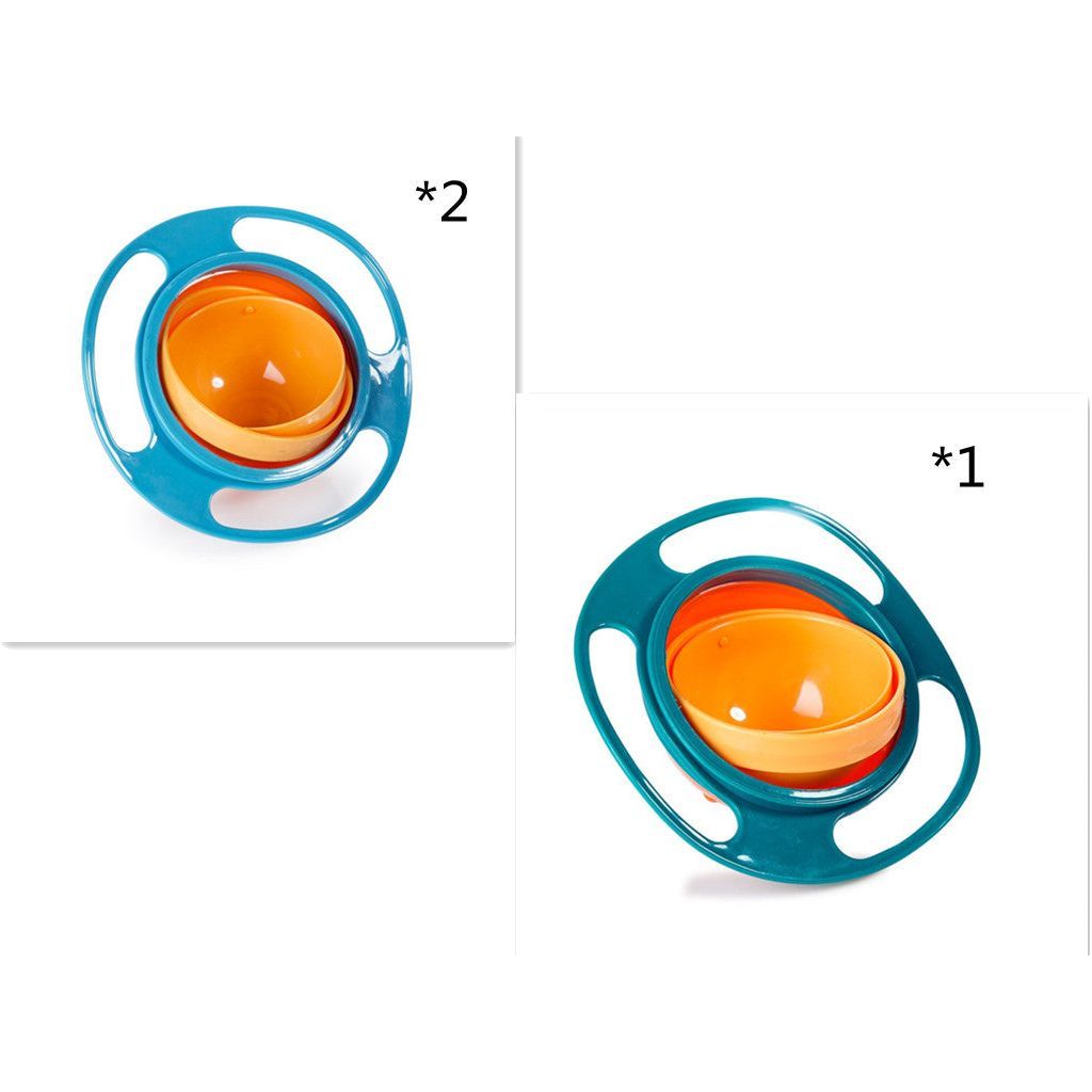 360 Rotate Universal Spill-proof Bowl Dishes