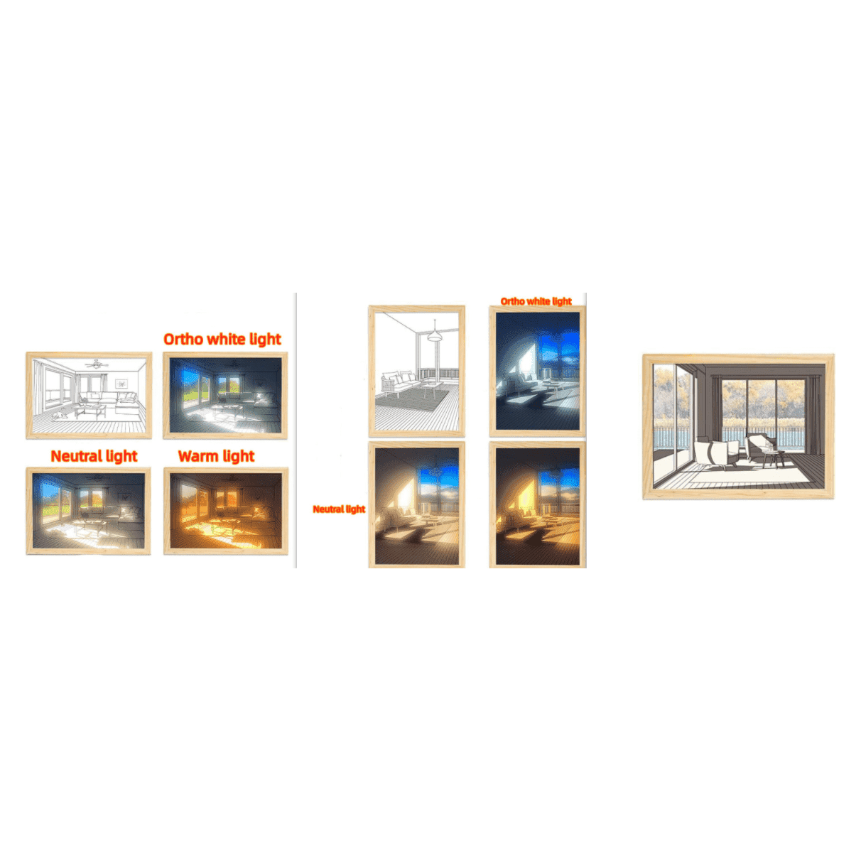 Illuminated Picture LED Decorative Light