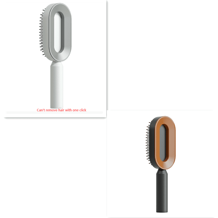 Self Cleaning Hair Brush For Women One-key Cleaning Hair Loss Airbag Massage Scalp Comb Anti-Static Hairbrush