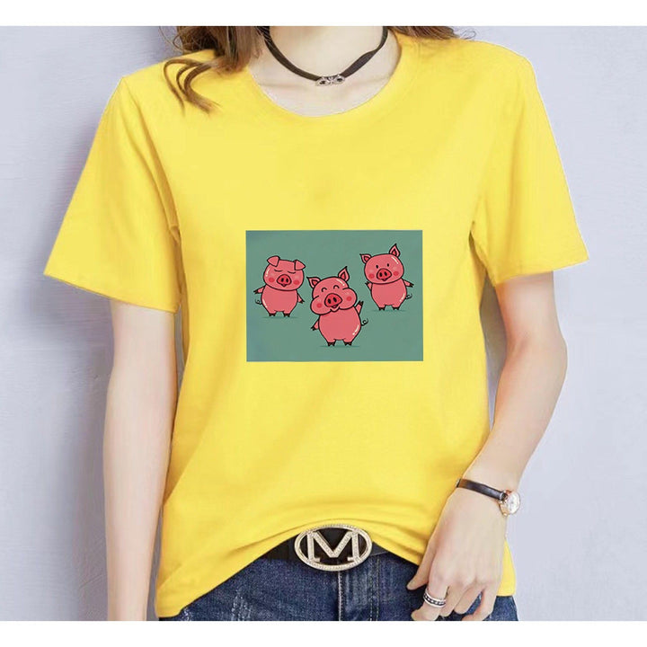 Fashionable Loose Printed Top For Women - Jointcorp