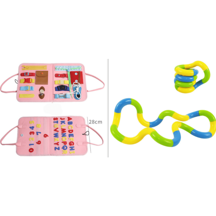 New Busy Book Children's Busy Board Dressing And Buttoning Learning Baby Early Education Preschool Sensory Learning Toy