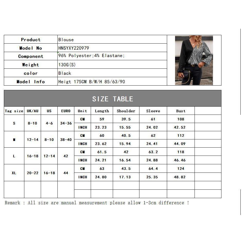 European And American Women's Clothing V-neck Slim Fit Slimming Long Sleeves Shirt