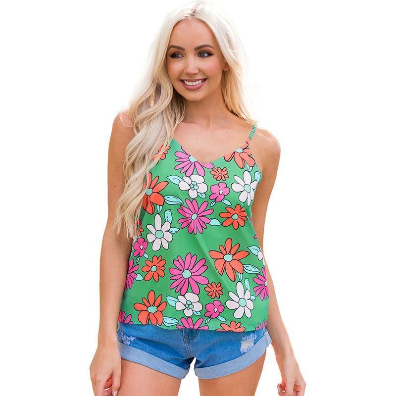 Floral Print Vacation Style Sling